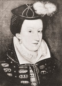Maria, Rainha dos Escoceses (litho) de (after) English School