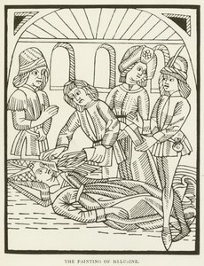 O desmaio de Melusine (gravura) de (after) English School
