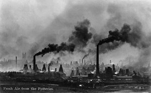 Ar fresco dos Potteries de (after) English photographer