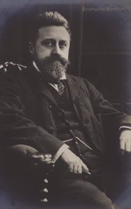 Granville Bantock, compositor britânico (foto a p/b) de (after) English photographer