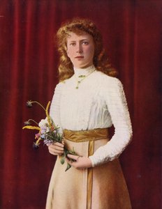 Princesa Maria em 1909 (foto a cores)