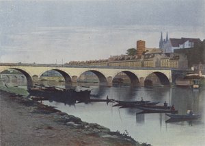 Angers, La Maine (foto colorida) de (after) French Photographer