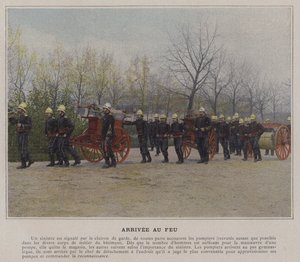 Arrivee au Feu (foto colorida) de (after) French Photographer