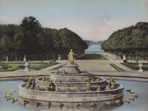 Bassin de Latone, Basin de Latona (foto colorida) de (after) French Photographer