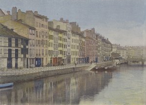Bayonne, Um cais do Nive (foto colorida)