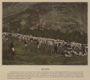 Bivouac (foto colorida) de (after) French Photographer