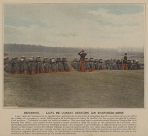 Defensiva, Ligne de Combat Derriere les Tranchees-Abris (foto colorida) de (after) French Photographer