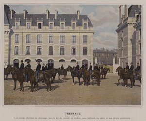 Dressage (foto colorida) de (after) French Photographer