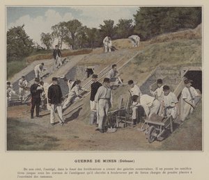 Guerre de Mines, Defense (foto colorida) de (after) French Photographer