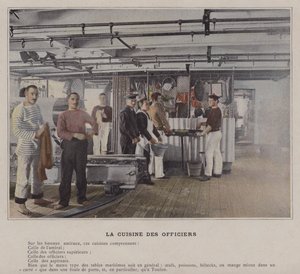 La Cuisine des Officiers (foto colorida) de (after) French Photographer