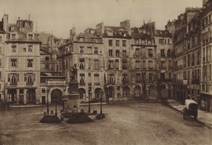 O lugar Dauphine, parte demolida em 1875 (foto a p/b) de (after) French Photographer