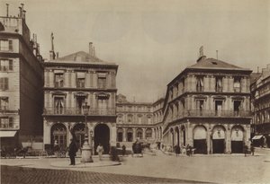 A antiga estação Saint-Lazare (foto a p/b) de (after) French Photographer