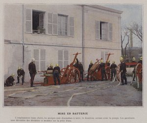 Mise en Batterie (foto colorida) de (after) French Photographer