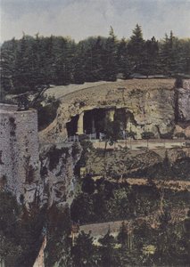 Roc-Amadour, Crypt of Saint-Amadour (foto colorida) de (after) French Photographer