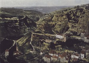 Roc-Amadour, A view of the Causse de Gramat (foto colorida) de (after) French Photographer