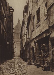 Rue des Carmes e rue Valette (foto a p/b) de (after) French Photographer