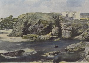 Antigo forte no Pointe des Poulains, Belle-Ile (foto colorida) de (after) French Photographer
