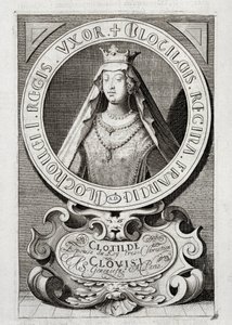 Retrato da Rainha Clotilde de (after) French School
