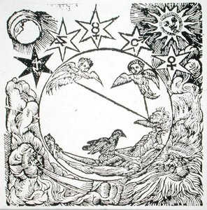 Alegoria de Putrefacção, do "Azoth" de Basile Valentine.