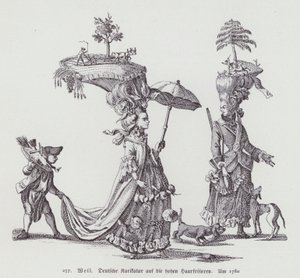 Os penteados das mulheres alemãs da época