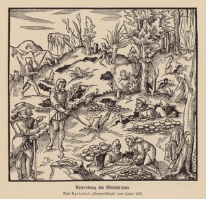 Prospeção (xilogravura) de (after) German School