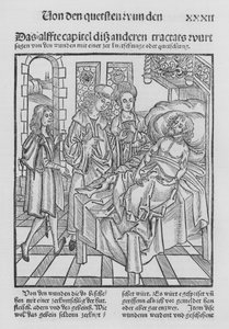 O Livro de Cirurgia de Hieronymus Brunschwig (litho) de (after) German School