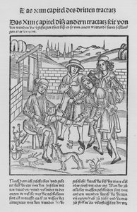 O Livro de Cirurgia de Hieronymus Brunschwig (litho) de (after) German School
