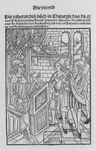 O Livro de Cirurgia de Hieronymus Brunschwig (litho) de (after) German School