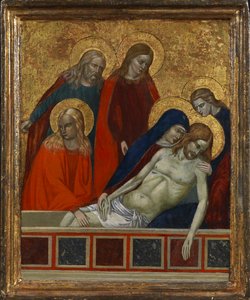 Entrada de Cristo, possivelmente no século XIX (tempera no painel) de (after) Italian School