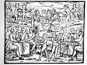 A Festa do Feiticeiro, cópia de uma ilustração do 