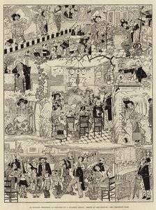 Um Natal em inglês, como descrito por um artista japonês (gravura)