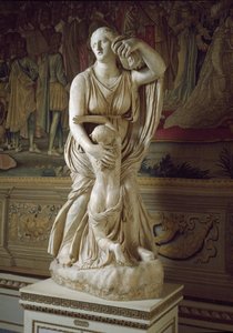Niobe e sua filha (escultura de mármore) de (after) Skopas of Paros