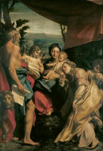 Madonna com São Jerónimo (The Day) de Antonio Allegri, conhecido como Correggio (1489-ca 1534), óleo sobre tela, 205x141 cm, ca 1528