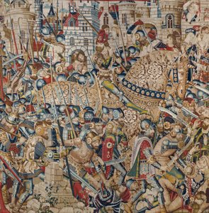 A Guerra de Tróia: A Destruição de Tróia, c.1470 (tapeçaria)