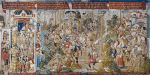A Guerra de Tróia: A Violação de Helena, c.1470 (tapeçaria)