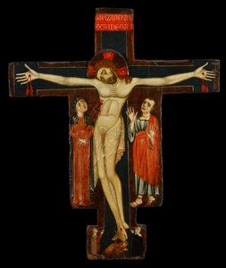 Crucifixo, final de 1200s (tempera no painel) de (studio) Master of the Magdalene Altarpiece