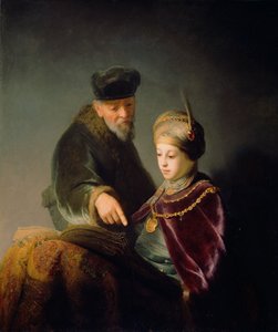 Um jovem estudioso e seu tutor, c. 1629-30 (óleo sobre tela)