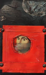 G. C. Riccardi, Breve corsa, 1986, Gemischte Technik, 60x80, Itália.