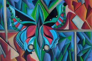 Borboleta pseudónimo coruja de GilhausArt