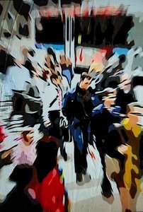 Homem na multidão de Mavet