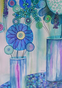 Flores modernas de Marys Watercolors