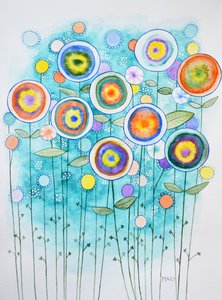 Flores abstractas