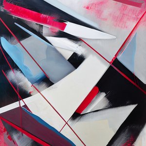 Abstract Splash Expressão criativa em pinceladas, impressões de arte em tela a pedido de F. Abderrahim