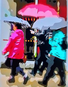 Chuva colorida de Mavet