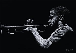 Trompetista de jazz contemporâneo