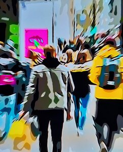 Cor da vida urbana