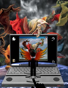Engelsturz (da série: Windows) de Alexander Eibach