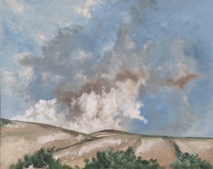 Nuvens castanhas de M. Vet