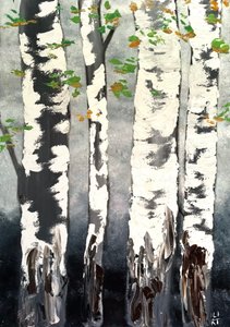 Birken von HILI ART Tetiana Brzozowski