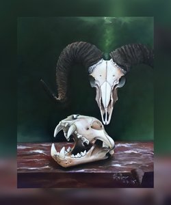 Memento mori (Estudo de crânios de animais)